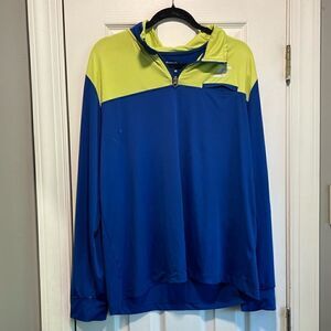 Snap on 1/4 zip pullover